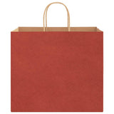Paper Bags 250 pcs with Handles Red 32x22x28 cm 4101764