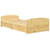 Bed Frame with 2 Drawers without Mattress 90x200 cm 322154