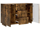 Sideboard Smoked Oak 85.5 x 31 x 75 cm Engineered Wood 8011554