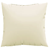 Sofa Cushions 4 pcs Cream 60x60 cm Fabric 360405