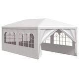 Party Tent White Polyethylene 3x6 metres Durable Party Tent 90336