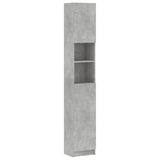Bathroom Cabinet Concrete Grey 32x25.5x190 cm Engineered Wood 802880