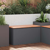 Garden Bench Anthracite 80 x 40 x43 cm Steel 874900