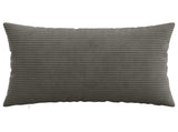 Cushion Cover 6 pcs HEERLEN Dark Grey 50 x 80 cm Corduroy 911964