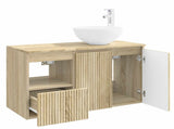 Bathroom Furniture Set 2 pcs Sonoma Oak Engineered Wood 3404026
