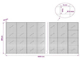 Gabion with 5 mm Wire and 5x5 cm Mesh 650x10x200 cm 3464023