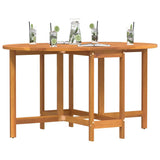 Garden Table Folding Brown 110 x 60 x 72 cm Solid Acacia Wood 4103887