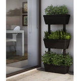 Garden Planter 6 pcs 100 cm Anthracite 151823