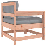 Garden Chairs with Cushions 2 pcs Solid Wood Douglas 825595