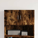 Wall Cabinet Smoked Oak 80x42.5x40 cm Engineered Wood 846128