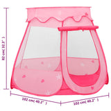 Children Play Tent with 250 Balls Pink 102x102x82 cm 3107725