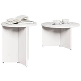 Coffee Table 2 pcs White Solid Pine wood 873551