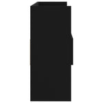 ZNTS Sideboard Black 105x30x70 cm Engineered Wood 808378