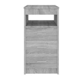 Drawer Cabinet Grey Sonoma Engineered wood Compact Drawer Cabinet 815094