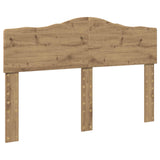 Bed Frame with Drawer Artisan Oak 140 x 190 cm Engineered Wood 3413201