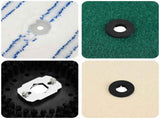 Floor Polisher Pad Set 20 pcs 14 cm Multicolour 42048126