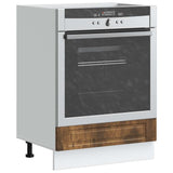 Oven Cabinet Porto Smoked Oak Engineered Wood 854002