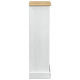 Bookcase White 46 x 29 x 100 cm Solid Pine Wood 42024946