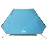 Camping Tent 2-Person Blue Waterproof 4009435