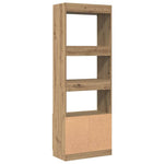 Highboard Artisian Oak 63x33x180 cm Engineered Wood 3309608