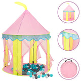 Children Play Tent with 250 Balls Pink 100x100x127 cm 3107746