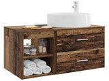 Bathroom Furniture Set 2 pcs Old Wood Engineered Wood 3403934
