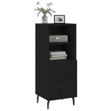 Sideboard Black 34.5x34x90 cm Engineered Wood 828685