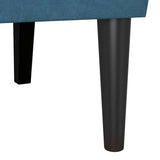 Chesterfield Bench Blue 112 x 65.5 x 75 cm Velvet 42019294