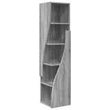 Corner Cabinet 32x32x140cm Engineered Wood Grey Sonoma 889881