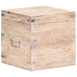 289640 Chest 40x40x40 cm Solid Acacia Wood