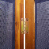 5-Panel Room Divider Dark Blue 350x180 cm 4003361