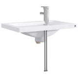 Bathroom Wash Basin Chrome 61 x 40 x 16.5 cm Metal 890234