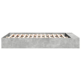 Bed Frame without Mattress Concrete Grey 160x200 cm 3280555