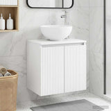 Wall-Mounted Sink Vanity White 49.5 x 41 x 64.5 cm 890392