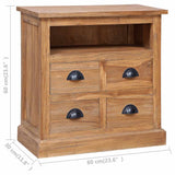Side Cabinet 60x30x60 cm Solid Teak 285311