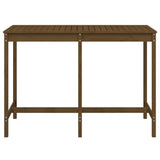 Garden Table Honey Brown 159.5x82.5x110 cm Solid Wood Pine 824098