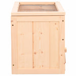 ZNTS Hamster Cage 60x30x35 cm Solid Wood Fir 172377
