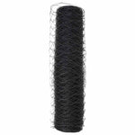 Hexagon Fence Grey 0.8 x 50 m Steel 42005567
