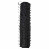 Hexagon Fence Grey 0.8 x 50 m Steel 42005567