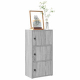 Bookcase Grey Sonoma 40x24x77 cm Engineered Wood 860369