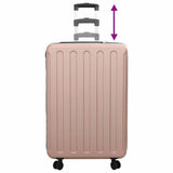 Suitcase Folding Rose gold 50 x 30 x 76 cm ABS Plastic 42006240