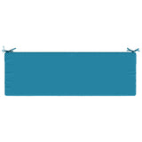 2-Piece Bench Cushions SOEST 2 pcs 100% Polyester Light Blue 950341