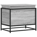 Storage Box with Lid Grey Sonoma 60x40x51.5 cm Engineered Wood 848797
