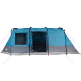 Camping Tent Tunnel 4-Person Blue Waterproof 94629