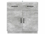 Sideboard Concrete Grey 66 x 34.5 x 87 cm Engineered Wood 895328