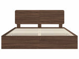 Bed Frame with Drawer Brown Oak 150 x 200 cm Engineer Wood 3412587