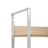 288221 3-Layer Book Shelf Oak 60x27,6x90,5 cm Engineered Wood