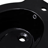 Round Bidet Stand Black High-quality Ceramic 140666