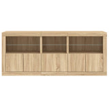 Sideboard with LED Lights Sonoma Oak 162x37x67 cm 3208997