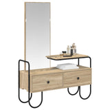 Dressing Table Sonoma Oak 100 x 36.5 x 136 cm Engineered Wood 8007684